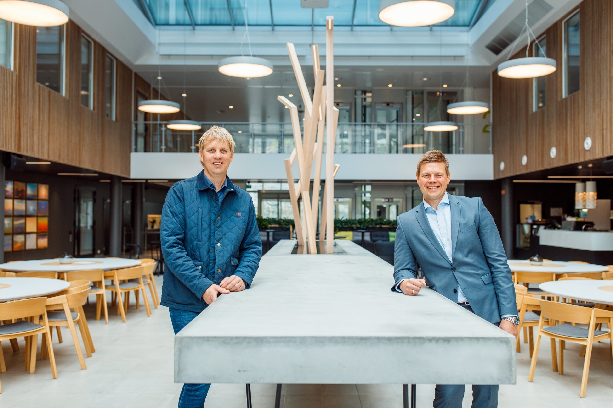 Bilde av Jarle Mork og Sigmund Olav Lie i Ferd Eiendom