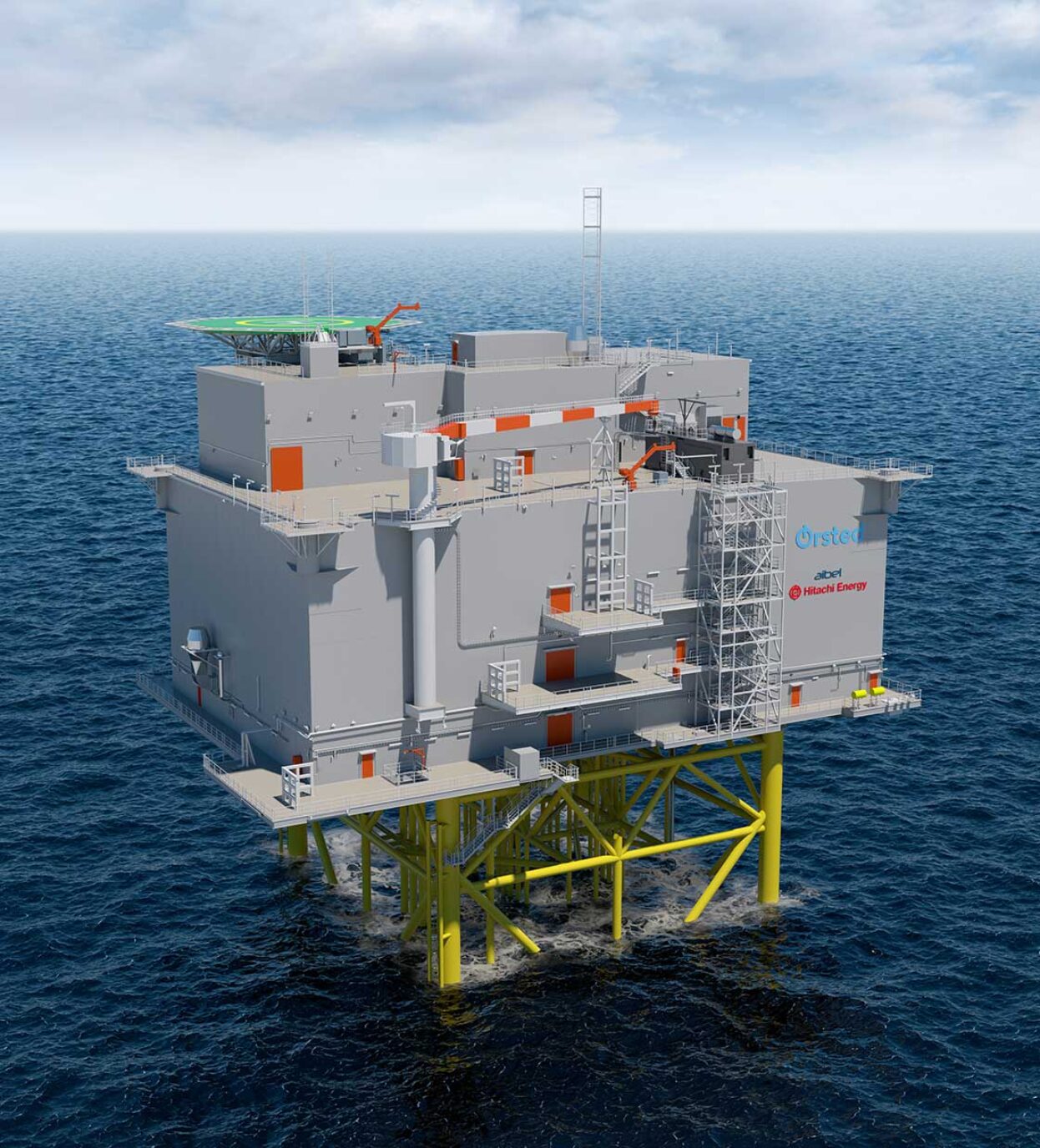 En illustrasjon av Hornsea Offshore.
