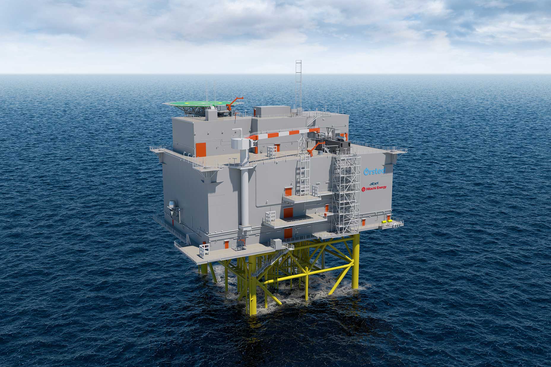 En illustrasjon av Hornsea Offshore.