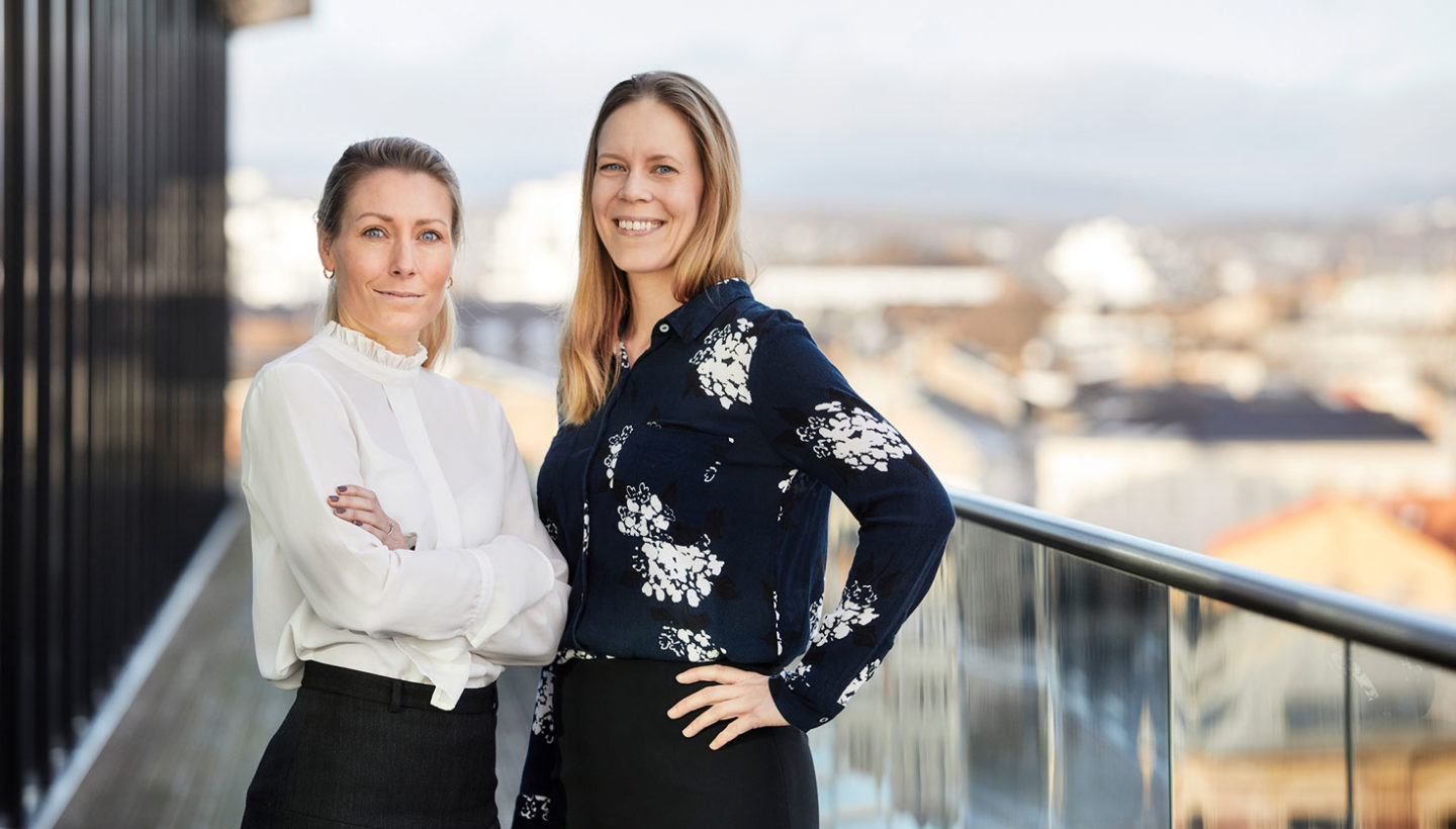 Astrid Laake Paaske og Mari Huuhka Killingmo i Ferd Sosiale Entreprenører.